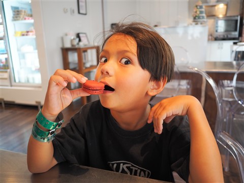 macaroons at maison christian faure montreal 