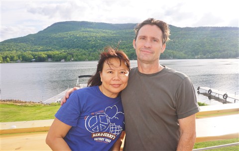 the deck at the elmore store vermont 