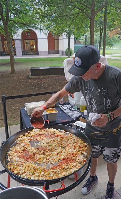 paella from Barlata at Blanton B-scene VIP area