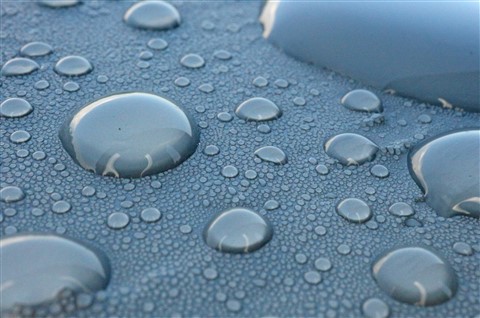 water beads close up 