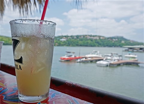 hula hut mexican martini in a pint glass?