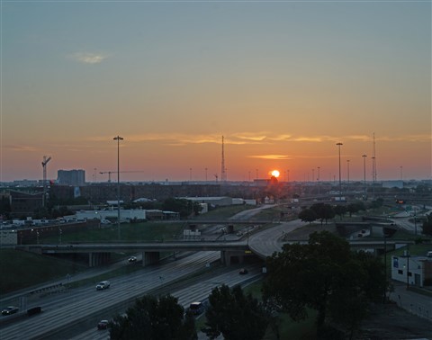 dallas sunrise from lorenzo hotel