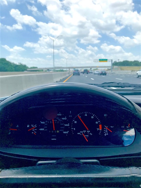 1985.5 porsche 944 gauge cluster 80mph 
