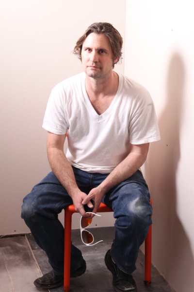 sitting drywall dude