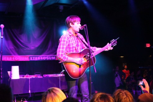 ben was there but no sign of zooey... or m.ward