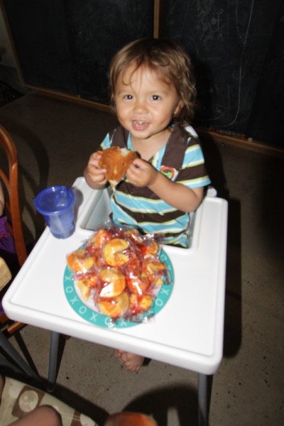 plate full of fortune cookies