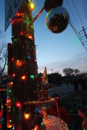 laser light show on my #83 disco gnome