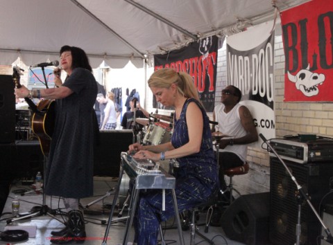 exene cervenka, brady blade, maggie bjorklund at yard dog sxsw 2011 austin