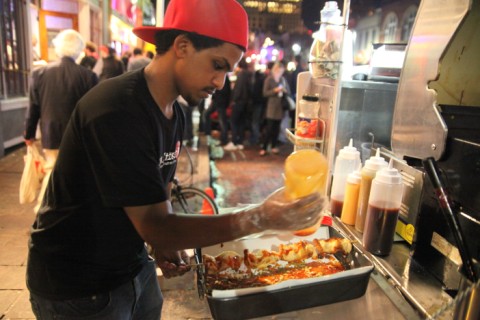 funky chicken food vendor sxsw austin 2012
