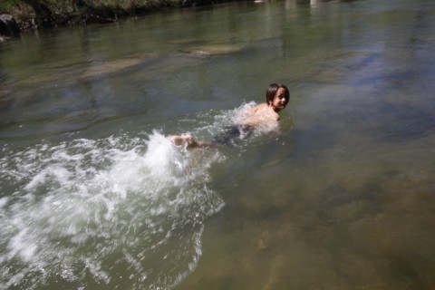 swimming in the blanco river 2012