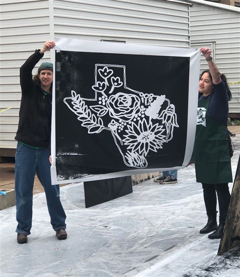 explore ut austin print making art dept