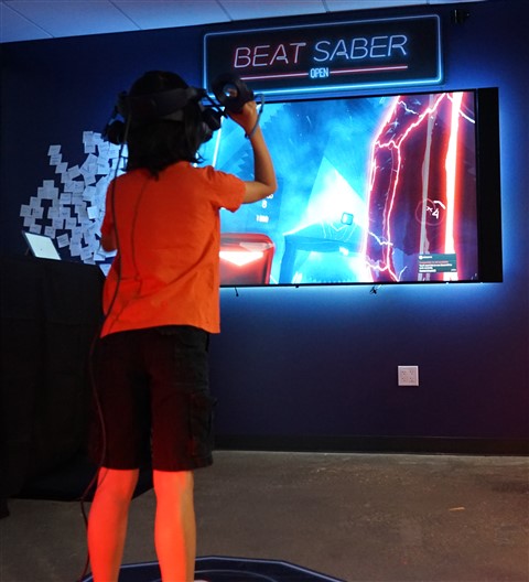 enov beat saber VR at sxsw 2019