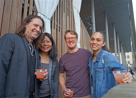 jones center for contemporary art member's rooftop party