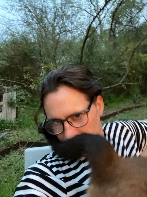 cat tail mustache