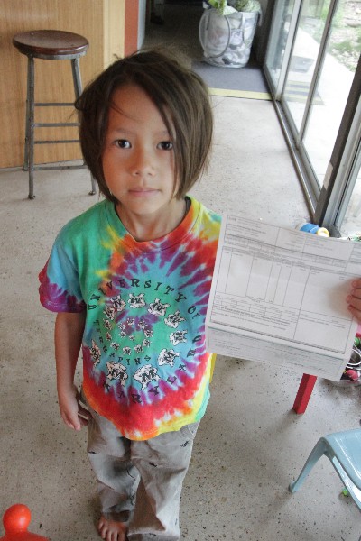 the man took a bit out.