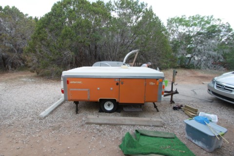 collapsed apache mesa camper collapsed apache mesa camper