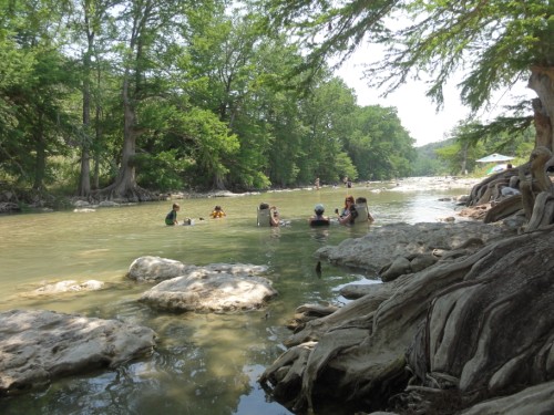 lounging in the pedernales  lounging in the pedernales