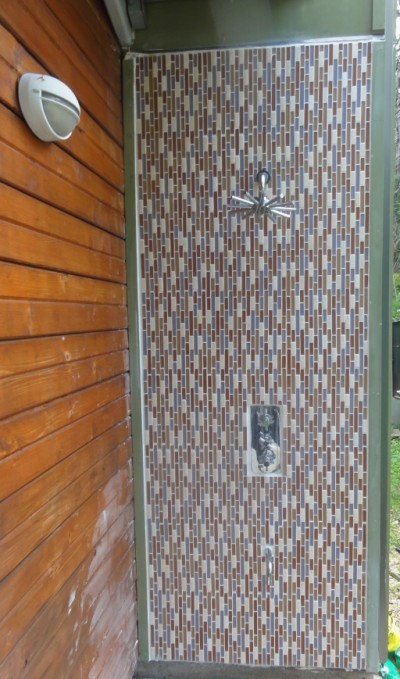 outdoor shower glass tile vertical austin tx amh