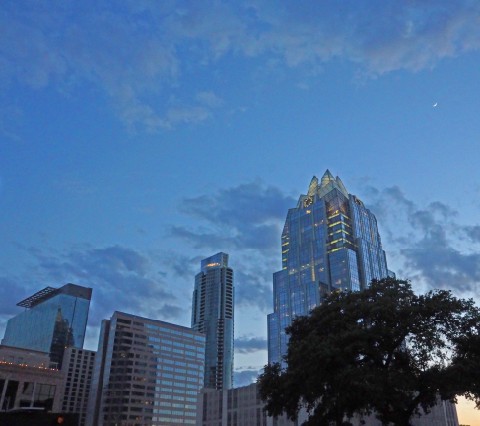 austin frost bank building night skyline 2014 austin frost bank building night skyline 2014