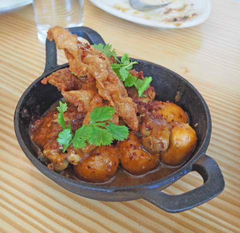 la condesa mole chicharones chicken dumplings la condesa mole chicharones chicken dumplings