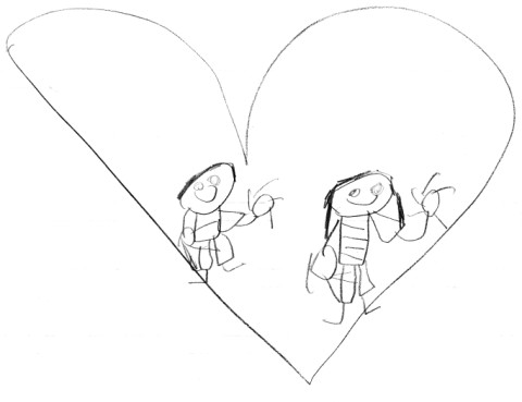 kindergarten love note