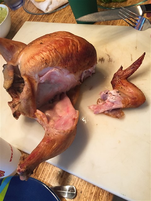 smoked beer butt chicken
