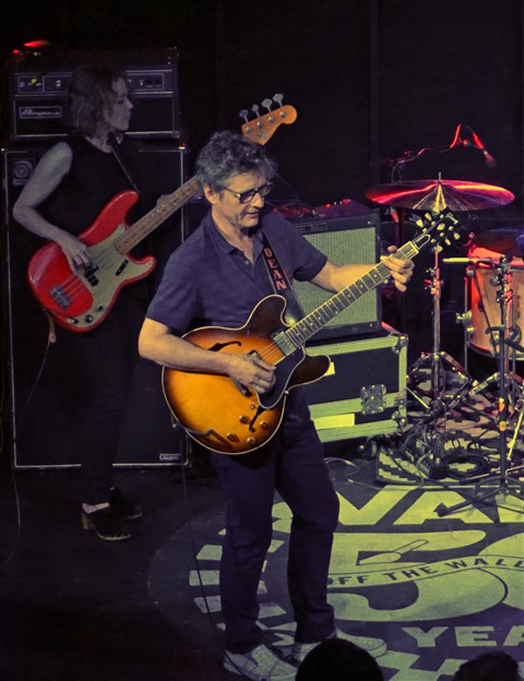 dean wareham and britta phillips of LUNA at the mohawk austin tx may 5 2016