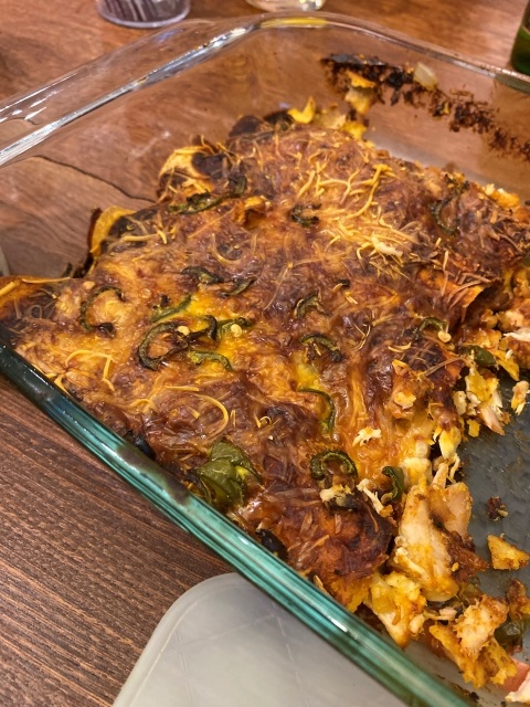 mole' enchiladas
