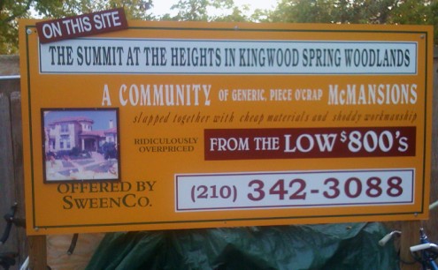 mcmansion backlash sarcasm