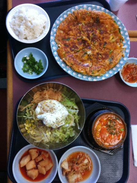 new oriental market scallion kimchi  pancake new oriental market scallion kimchi  pancake