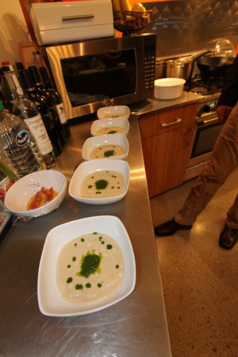 cauliflower and cashew soup and parsley butter cauliflower and cashew soup and parsley butter
