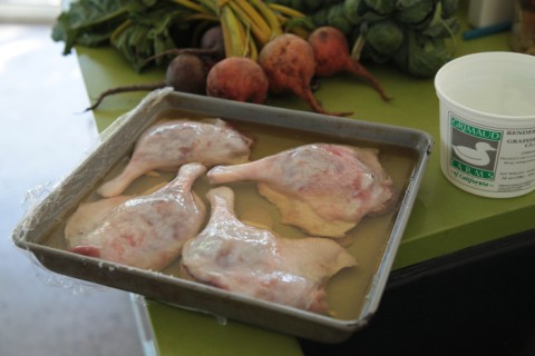 duck confit for cassoulet