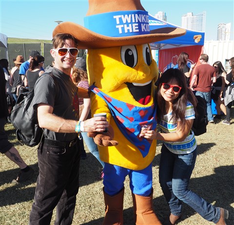twinkie man at ffff austin hostess