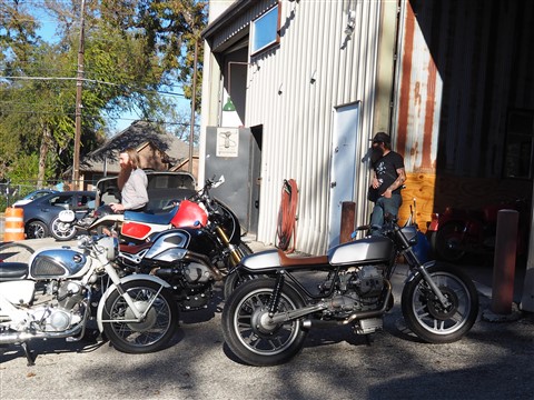 vintage motorcycle restoration and modification cafe racer austin 