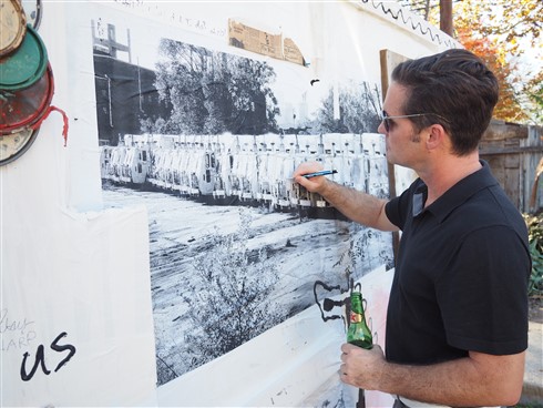 paul schuster artist and beer consumer