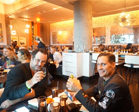 late night dinner at TRACE W