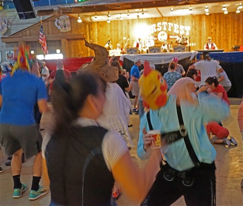 chicken dance wurstfest 2016