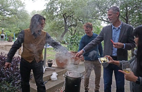 turkey drop 385 degree peanut oil 