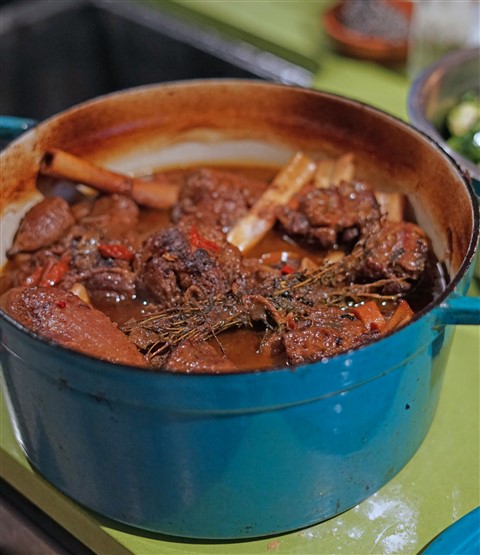 braised lamb shanks