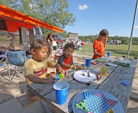 board games at the samp site garner state park 1964 airstream overlander awning zip-dee board games at the samp site garner state park 1964 airstream overlander awning zip-dee