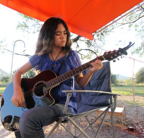guitar practice at garner state park guitar practice at garner state park