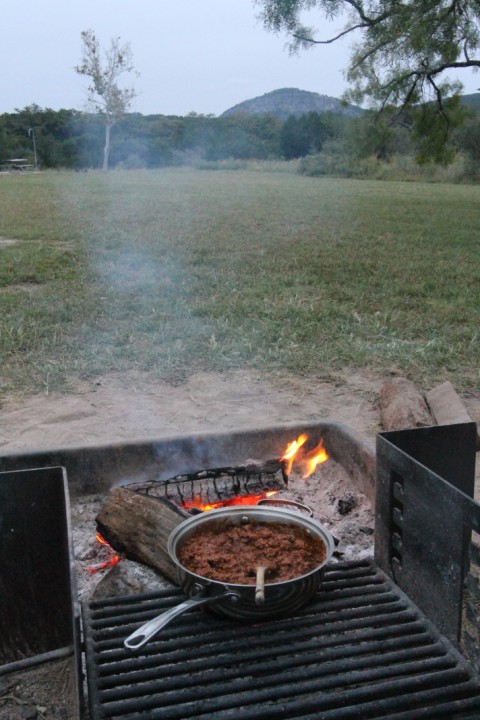 chili con carne over the fire at garner state park texas chili con carne over the fire at garner state park texas