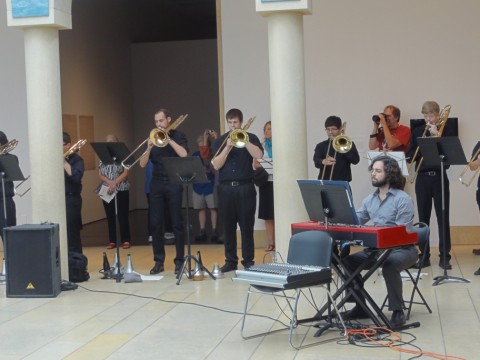 blanton museum of art soundspace 80 trombones blanton museum of art soundspace 80 trombones