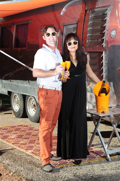 veuve clicquot champagne camping