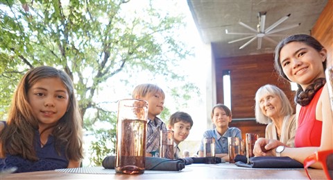 kids happy hour at trace austin w hotel