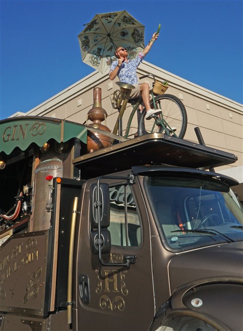hendrick's Gin Mattias Horseman Austin