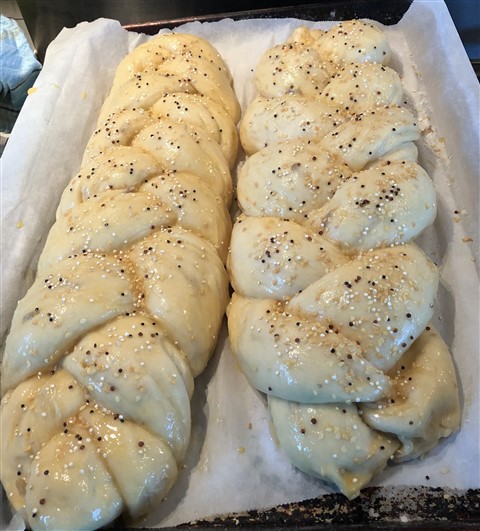 homemade challah bread