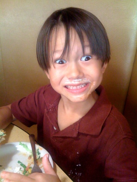 the little dude's sope happiness