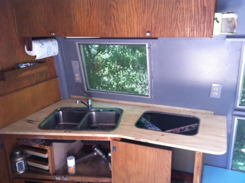 1964 overlander airstream kitchen with smev 1964 overlander airstream kitchen with smev