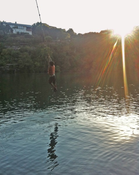 ladybird lake town lake austin red bud island ropes swing ladybird lake town lake austin red bud island ropes swing